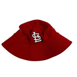 St. Louis Cardinals Red Bucket Hat – Classic MLB Fan Gear One Size fits most